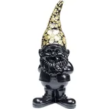 Kare Deko Figur Zwerg Standing Schwarz, Gold, 46cm