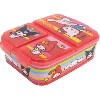 Stor Hello Kitty and Friends Lunchbox mit 3 Fächern für Kinder