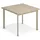 Emu Star Gartentisch 90 x 90 x 75 cm Schwarz