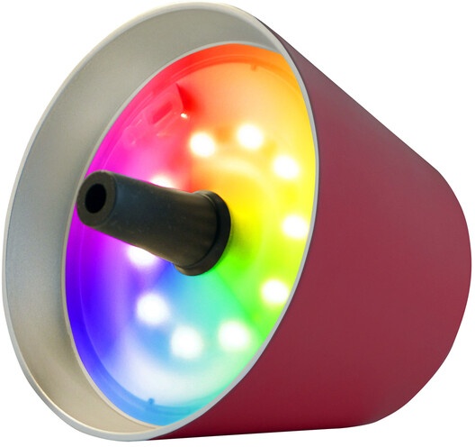 Luminaire LED avec changement de couleurs RVB Top 2.0 sompex, Designer Lexis Kraft, Lampenschirm 9 cm; Stopfen 2.3 cm