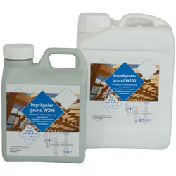 Imprägniergrund W200 – transparenter Holzschutz für außen, vorbeugend gegen Bläue & Fäulnis, 1,0 / 2,5 L, für Zäune, Gartenmöbel & Fassaden