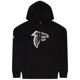 New Era Atlanta Falcons NFL Team Logo Hoody Schwarz Kapuzenpullover - S