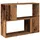 vidaXL Bücherregal 80 x 24 x 63 cm Altholz-Optik