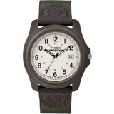 Timex Herren Expedition Camper Grüne Nylon/Lederband Uhr T49101