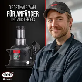 Heyner Wagenheber Stahl/Gummi schwarz 10t