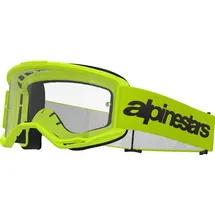 Alpinestars Vision 3 Wordmark Motocross Brille, gelb für Männer