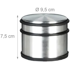 Relaxdays Türstopper Edelstahl, XL