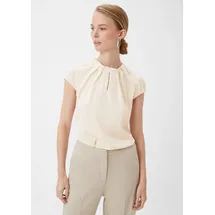 Comma, Comma Satinbluse mit Raffung - 38