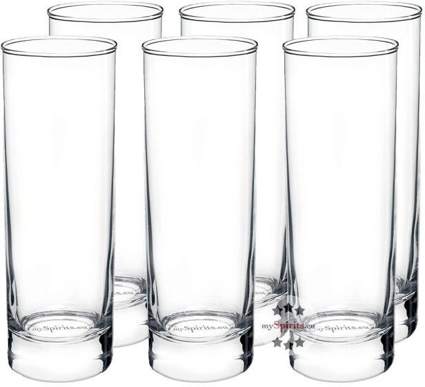 6 x mySpirits Longdrinkglas