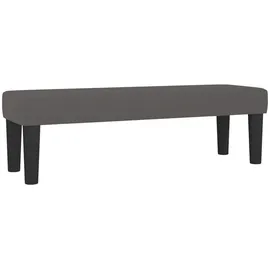 vidaXL Boxspringbett 140 x 200 cm Grau