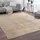 Paco Home Cadiz 630 Kurzflorteppich 240 x 340 cm dunkelbeige