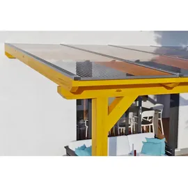 SKANHOLZ Terrassenüberdachung Bormio 434 x 250 cm eiche hell