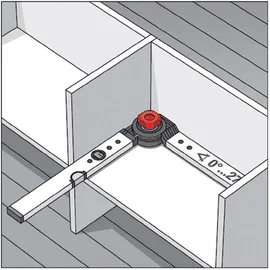 Bmi Bauwinkel WINKELSTAR Messber.0-180Grad Schenkel-L.150x100cm
