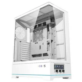darkFlash DY451L Computergehäuse ohne Lüfter (weiß)