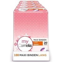 Camelia Maxi Damenbinden Binden Damenhygiene Lang 5x20 St