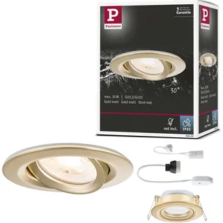 Paulmann LED-Einbauleuchte Nova Gold matt