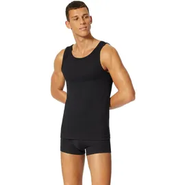 SCHIESSER UNCOVER by SCHIESSER Herren Unterhemd 4er Pack - Serie "Uncover", Rundhals Schwarz S