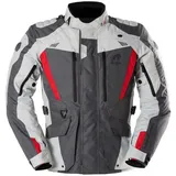 Furygan Apalaches Evo, Textiljacke wasserdicht - Grau/Hellgrau/Rot - L