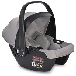 Lorelli Babyschale i-Size Aria Luxe (40 - 87 cm) verstellbar, Memory-Schaum grau