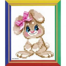 Riolis Happy Bee Kreuzstich-Stickset "Hasenbaby", Zählmuster