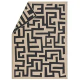 David Fussenegger Luca 'Labyrinth' Kuscheldecke 140 x 200 cm Beige