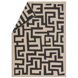David Fussenegger Luca 'Labyrinth' Kuscheldecke 140 x 200 cm Beige