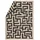 David Fussenegger Luca 'Labyrinth' Kuscheldecke 140 x 200 cm Beige