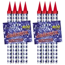Nico Zaubersterne 4 St. Silber