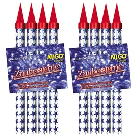 Nico Zaubersterne 4 St. Silber