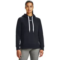 Under Armour Rival Fleece Hoodie Damen 001 black/white 30