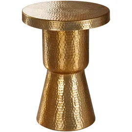 Wohnling Beistelltisch Gold Aluminium 43 x 59 x 43 cm