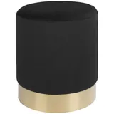 House Nordic Pouf Gamby Kunststoff 34 x 43 x 34 cm Schwarz