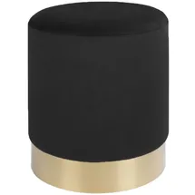 House Nordic Pouf Gamby Kunststoff 34 x 43 x 34 cm Schwarz