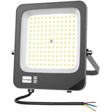 Fosingut LED Strahler Außen 100W, Superhell LED Scheinwerfer Innen,3000K Warmweiß Flutlicht Werkstattlampe,IP66 Wasserdicht Wandleuchte Außenstrahler,Baustrahler led Fluter für Garten,Keller,Garage