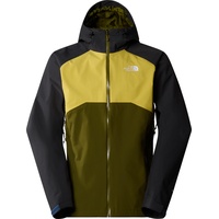 The North Face Stratos Jacke Forest Olive/Yellow Silt/Asphalt Grey S