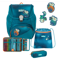 Scout Alpha Schulranzen-Set 4-tlg. Exklusiv Superflash Seadragon 2023