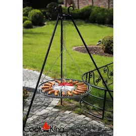 Cook King Schwenkgrill 180 cm inkl. Grillrost Ø 60 cm Rohstahl
