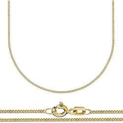 Goldkette »Schmuck Geschenk Gold 333 Panzerkette diamantiert, versch. Breiten«, Made in Germany, 14727529-38 gelbgoldfarben