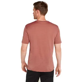 Icebreaker Merino Tech Lite Iii Relaxed Pocket Kurzarm-t-shirt - Cedar Wood - M