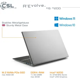 CSL R'Evolve C15 v3 15,6'' Intel N200 32 GB RAM 1 TB SSD Win11 Home