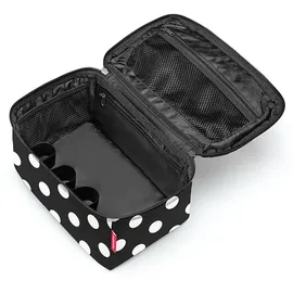 Reisenthel beautycase - quadratischer Kulturbeutel, Gepäckorganisator, Kosmetiktasche, Couleur:dots White