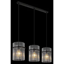 GLOBO Gorley 1-flg. 80 cm grau schwarz