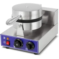 vertes Waffeleisen Belgische Waffel Maker Elektrisch 1000W aus Edelstahl (Timer Funktion bis 5min, Temperatur 50-300 °C Stufenlos Regulierbar, 4 Rutschfeste Gummifüße, Antihaftbeschichtung)