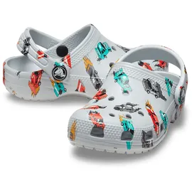 Crocs Classic Race Cars Graphic Kinder Clogs, multicolor - 8
