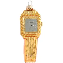 Krebs Glas Lauscha Weihnachtsornament »Damenuhr«, 1-tlg. 11cm