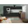 Respekta Winkelküche Oliver L-Form 340 x 172 cm E-Geräte schwarz seidenglanz/eiche york nachbildung