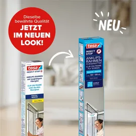 Tesa Insektenschutzfenster Insect Stop 100 x 120 cm Anthrazit