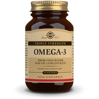 SOLGAR® Omega-3 mit EPA und DHA | mehrfach ungesättigte Fettsäuren | hochdosiert mit 1764 mg Omega-3-Fettsäuren pro Tagesdosis | 50 Kapseln