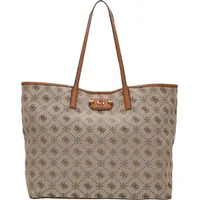 GUESS Shopper Neda Large 2 In 1 Tote Bag L Latte Logo