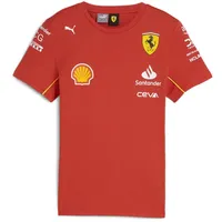 Puma Scuderia Ferrari Team Tshirt Kinder 01 - burnt red 152